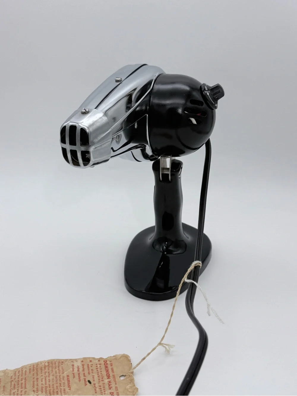 Vintage Dominion Princess Hair Dryer With Handstand Hot Or Cold Air TESTED